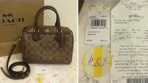 COACH NEW YORK MINI BENNETT SATCHEL