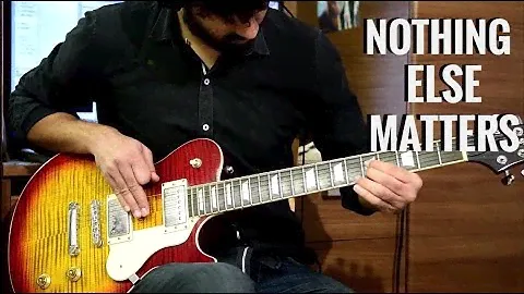 Metallica - Nothing Else Matters Guitar Solo Cover By Tapas