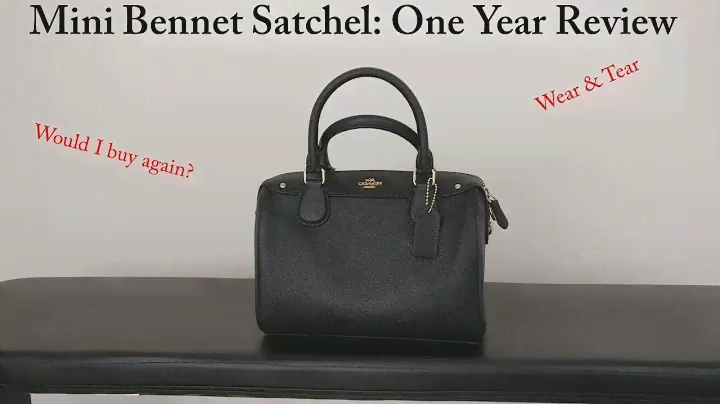 Сумка Coach Mini Bennett: обзор износа за год
