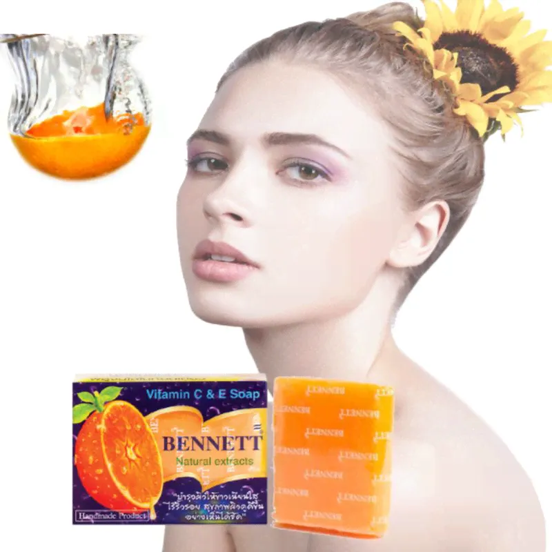BENNETT NATURAL Мыло с витаминами C и E 130 г для натурального мыла для восстановления кожи и прыщей