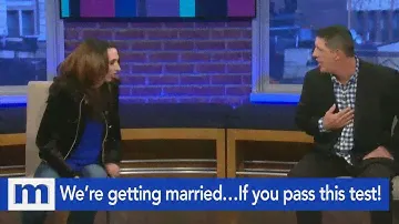We're getting married...Only if you pass this test! | The Maury Show