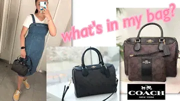 What's in my bag? 👜 | Coach Bennett Satchel Bag | #coachuae